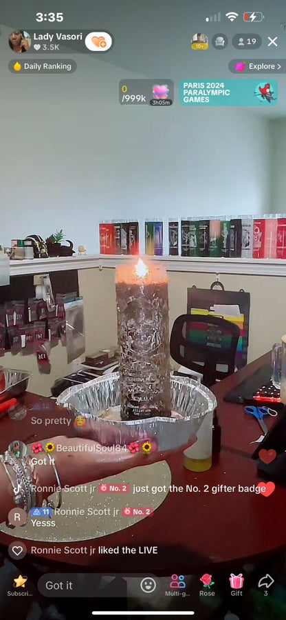 INSTANT CANDLES – FIXED & BURNED ON ALTAR (NO SHIPPING)