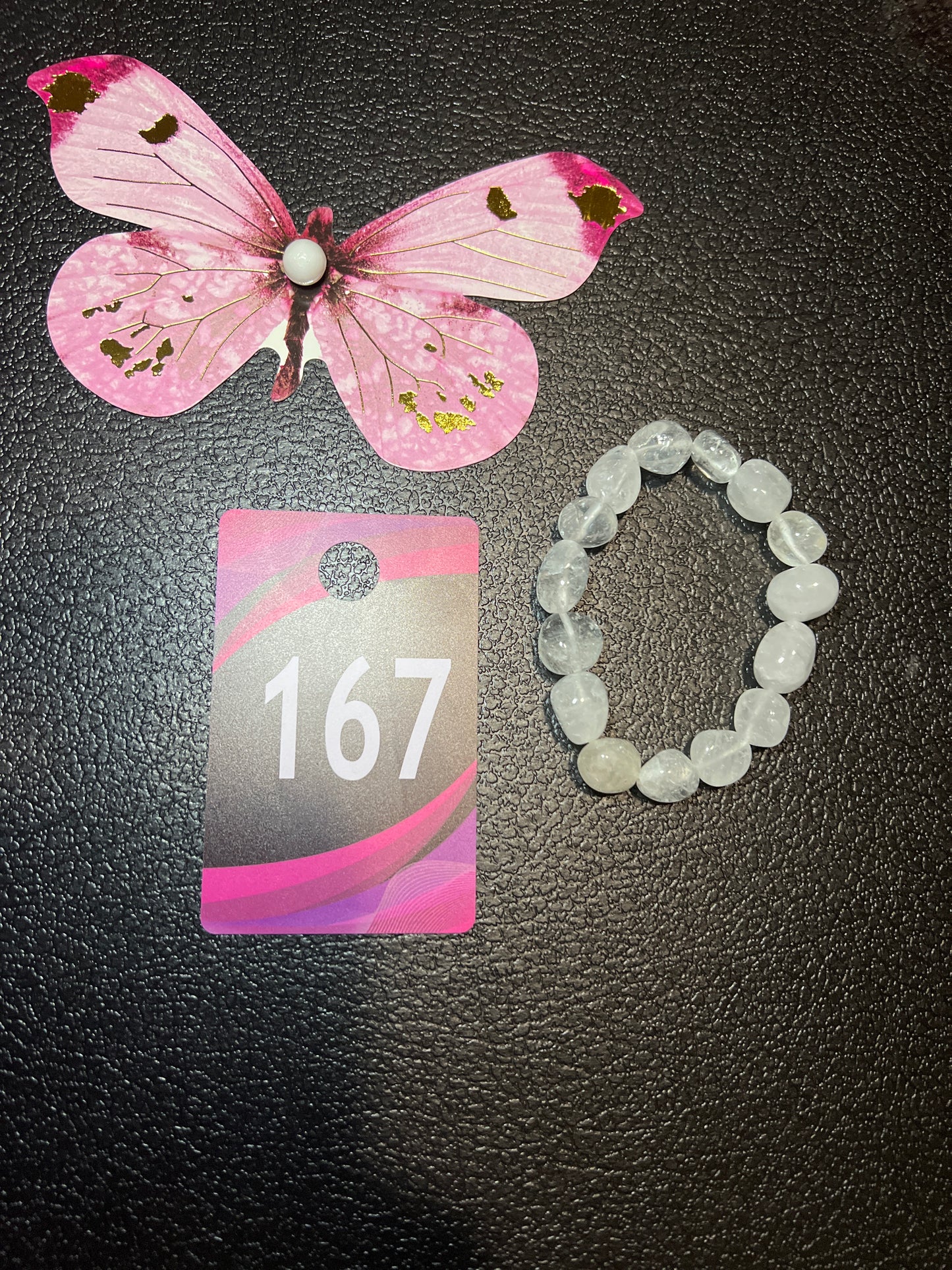 Clear Quartz Nugget Bracelet #167