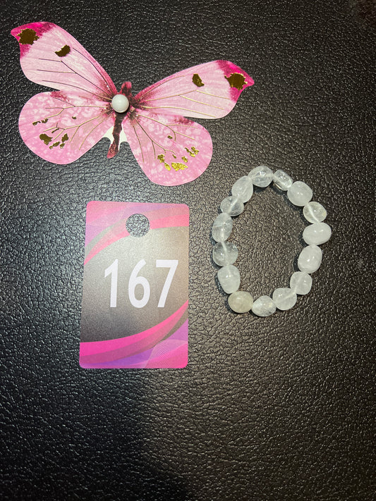 Clear Quartz Nugget Bracelet #167