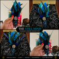 THE STILL MIND STANDARD CHICKEN FOOT Hand-Painted • Hand-Feathered • One-of-a-Kind Spiritual Tool