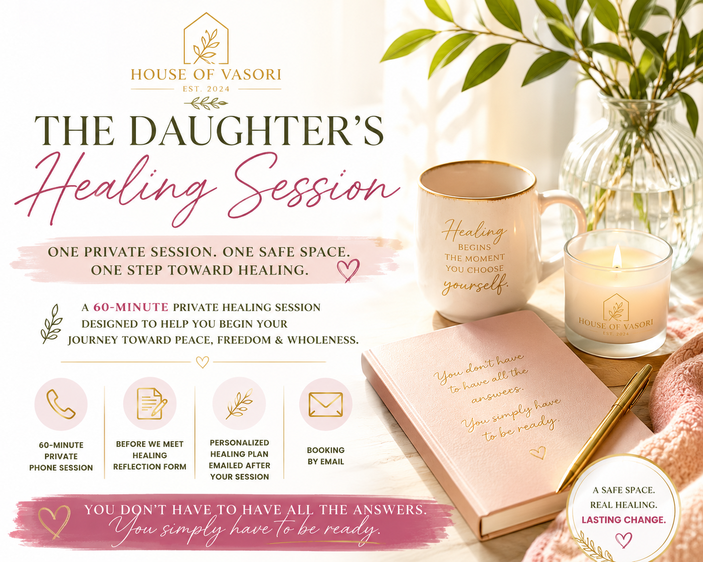 THE DAUGHTER'S HEALING SESSIONS