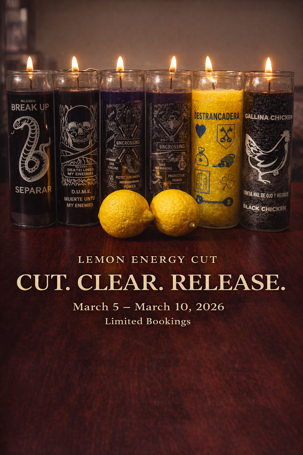 LEMON SEVER RITUAL — ATMOSPHERE RESET (LIVE Dressing| March 5–10, 2026)