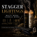 STAGGER LIGHTINGS — MULTI-WEEK CANDLE WORK