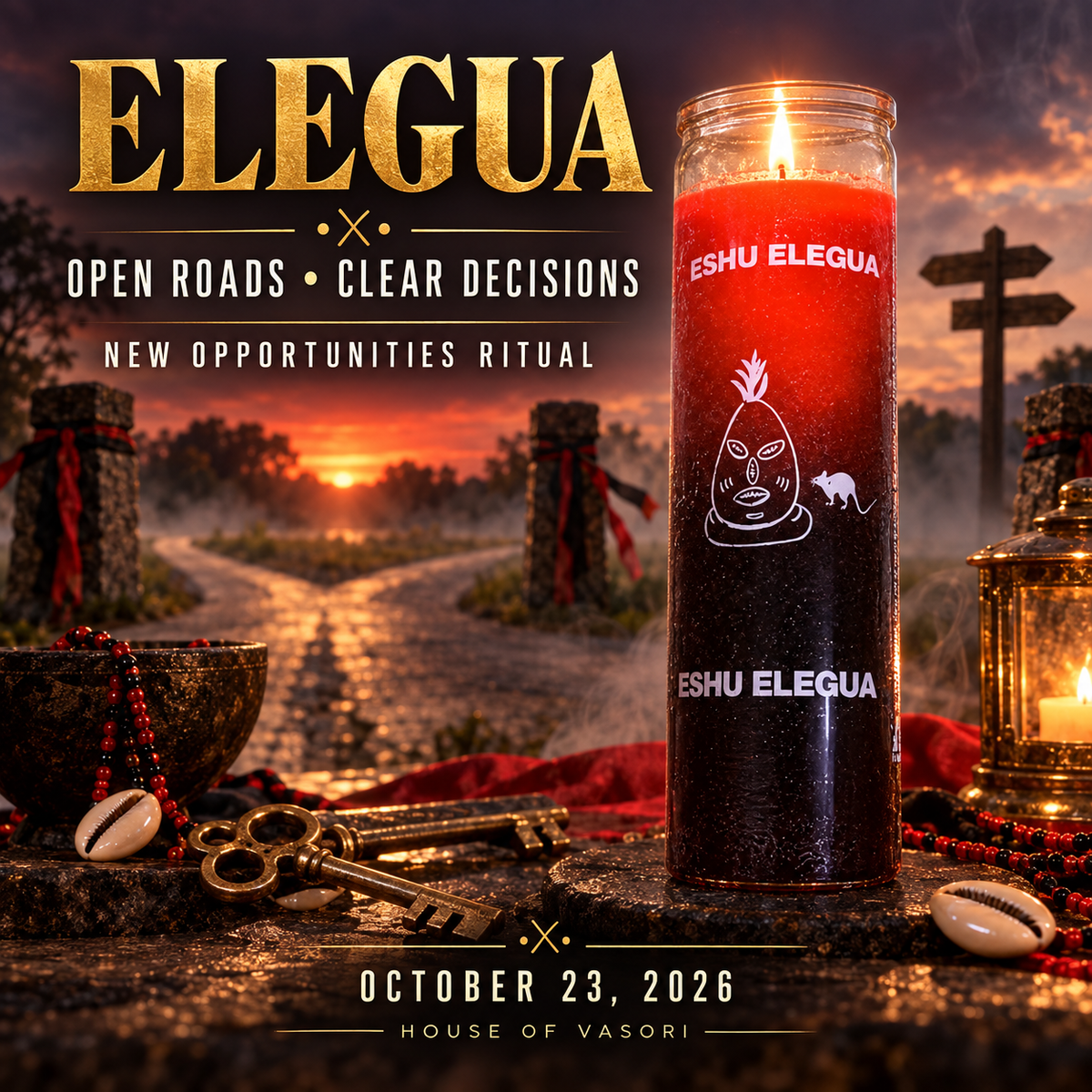 10.23.26 ELEGUA OPEN ROADS, CLEAR DECISIONS & NEW OPPORTUNITIES RITUAL