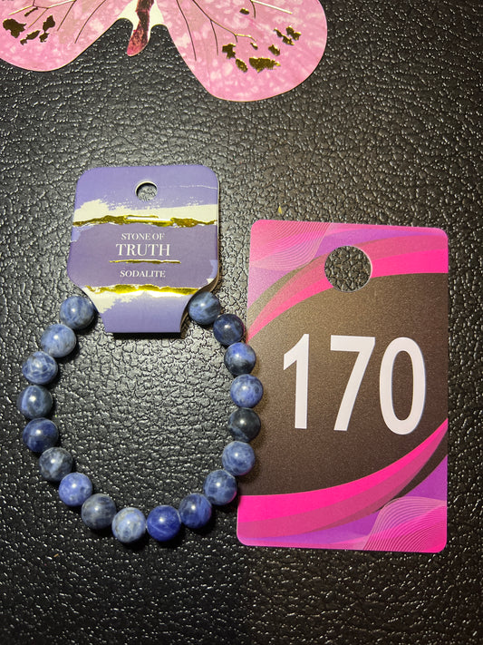 Sodalite 8mm Round Bracelet #170