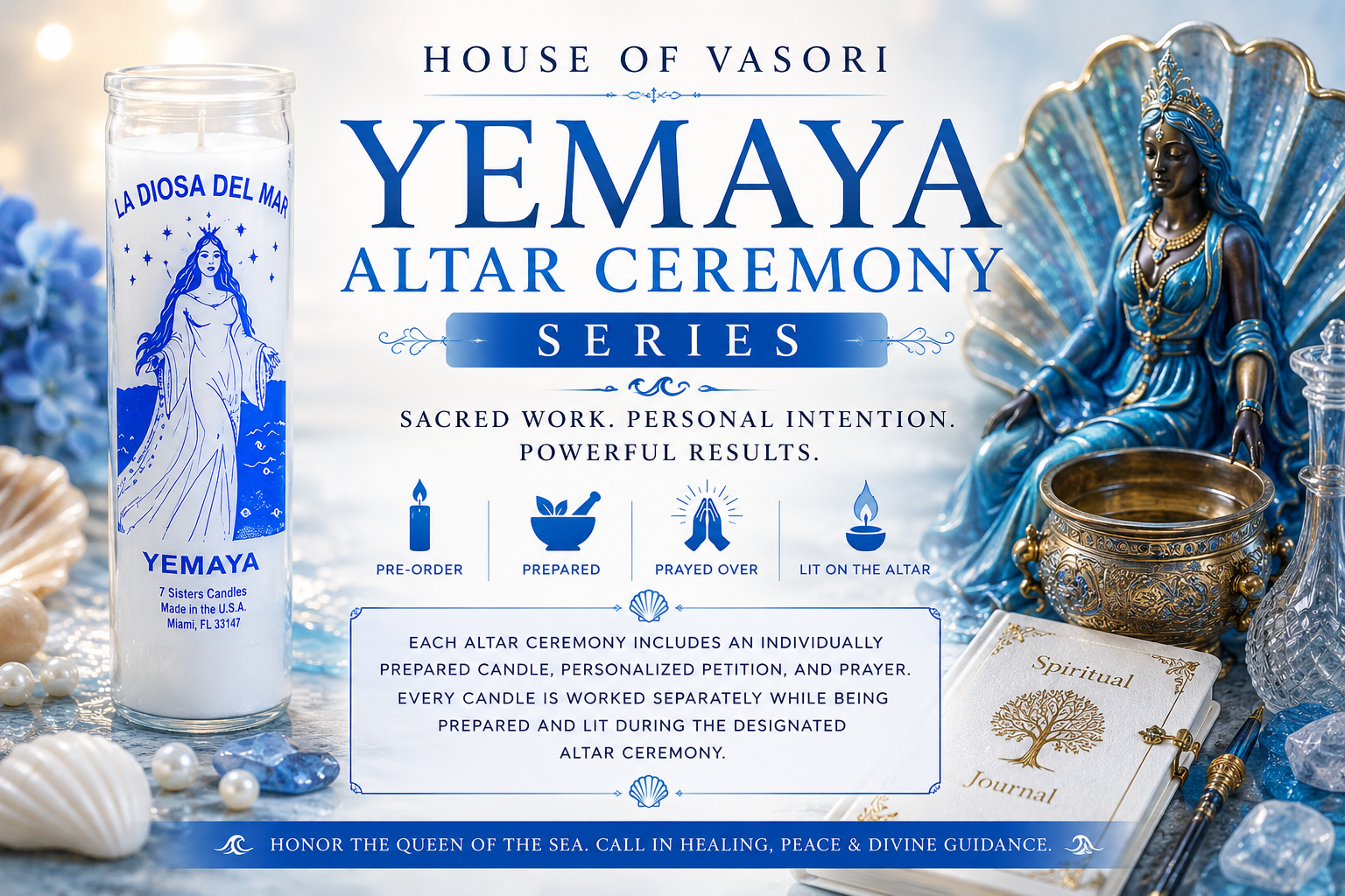 8.21.26 YEMAYA HEALING & PEACE ALTAR CEREMONY • NOW ACCEPTING PRE-ORDERS