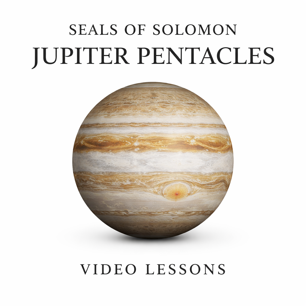 SEALS OF SOLOMON — JUPITER PENTACLES (VIDEO LESSONS)
