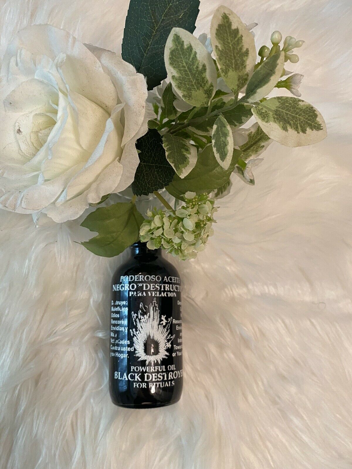 Negro Destructor (Black Destroyer) Oil ~Destroy Curses & Hexes (4 oz bottle)