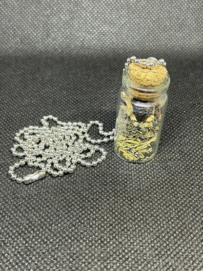 PROTECTION SPELL JAR WITH CHAIN